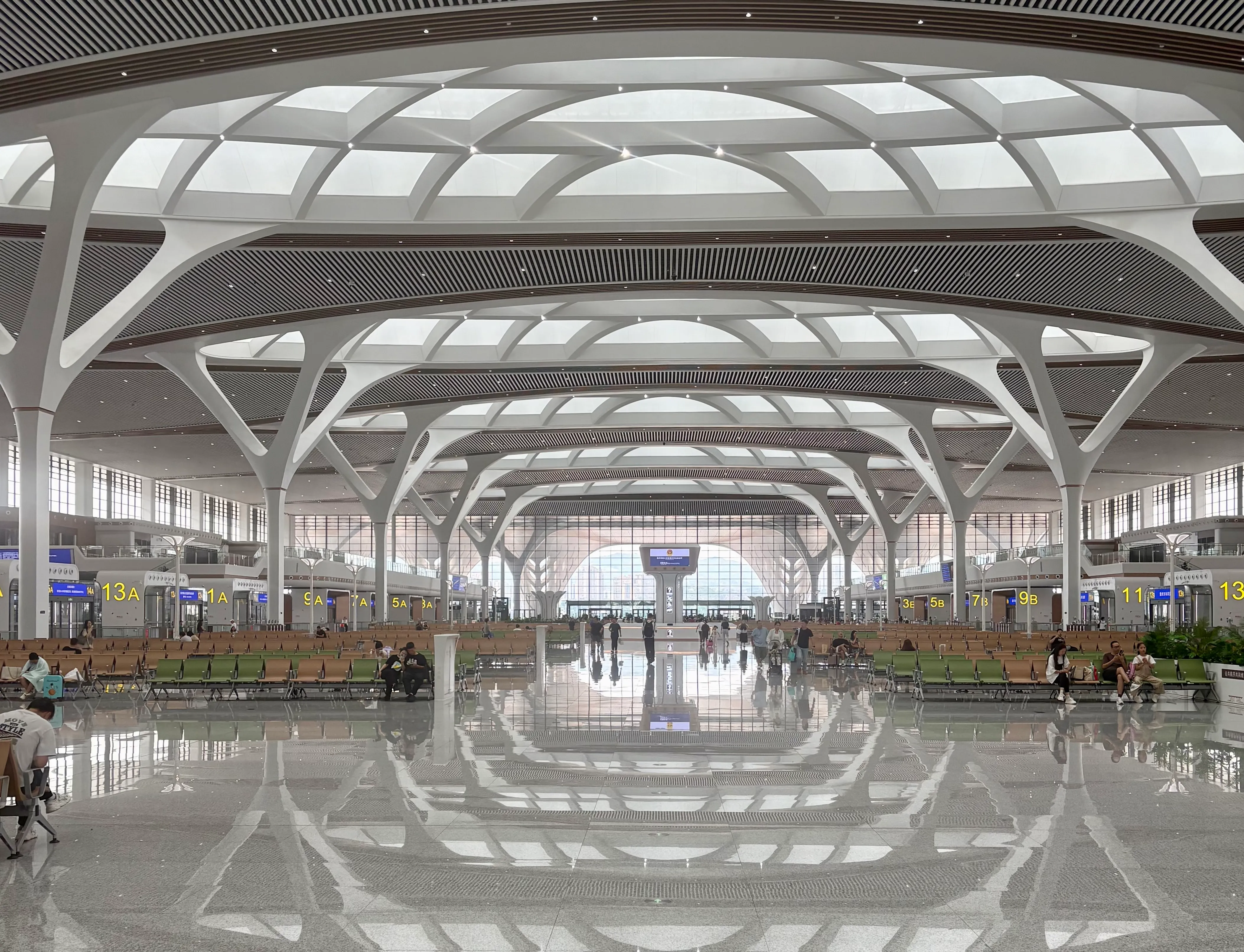 Chongqing train station.