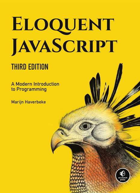 The cover of Eloquent JavaScript, Third Edition